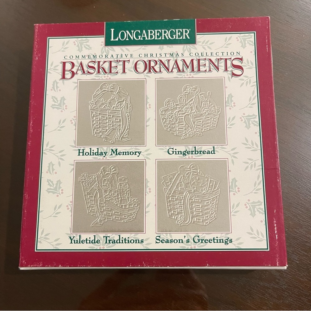 Longaberger Christmas Collection Pewter Ornaments